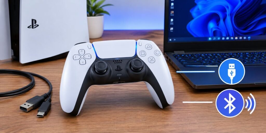 How to Connect a PS5 Controller to a PC